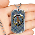 Boswell Scottish Clan Tartan Military Necklace, Tartan Military Dog Tag Necklace Jewelry, Personalized Dog Tag, Custom Military Dog Tags, Personalized Dog Tags For Humans