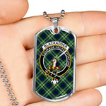 Blackadder Scottish Clan Tartan Military Necklace, Tartan Military Dog Tag Necklace Jewelry, Personalized Dog Tag, Custom Military Dog Tags, Personalized Dog Tags For Humans