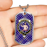 Allardice Scottish Clan Tartan Military Necklace, Tartan Military Dog Tag Necklace Jewelry, Personalized Dog Tag, Custom Military Dog Tags, Personalized Dog Tags For Humans