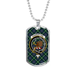 Bannatyne Scottish Clan Tartan Military Necklace, Tartan Military Dog Tag Necklace Jewelry, Personalized Dog Tag, Custom Military Dog Tags, Personalized Dog Tags For Humans