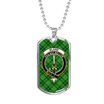 Blane Scottish Clan Tartan Military Necklace, Tartan Military Dog Tag Necklace Jewelry, Personalized Dog Tag, Custom Military Dog Tags, Personalized Dog Tags For Humans