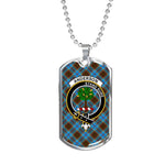 Anderson Scottish Clan Tartan Military Necklace, Tartan Military Dog Tag Necklace Jewelry, Personalized Dog Tag, Custom Military Dog Tags, Personalized Dog Tags For Humans