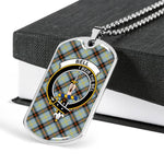 Bell Scottish Clan Tartan Military Necklace, Tartan Military Dog Tag Necklace Jewelry, Personalized Dog Tag, Custom Military Dog Tags, Personalized Dog Tags For Humans
