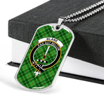 Blane Scottish Clan Tartan Military Necklace, Tartan Military Dog Tag Necklace Jewelry, Personalized Dog Tag, Custom Military Dog Tags, Personalized Dog Tags For Humans