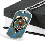 Agnew Scottish Clan Tartan Military Necklace, Tartan Military Dog Tag Necklace Jewelry, Personalized Dog Tag, Custom Military Dog Tags, Personalized Dog Tags For Humans