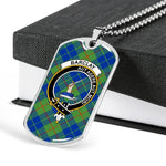 Barclay Hunting Ancient Scottish Clan Tartan Military Necklace, Tartan Military Dog Tag Necklace Jewelry, Personalized Dog Tag, Custom Military Dog Tags, Personalized Dog Tags For Humans