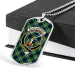 Blackadder Scottish Clan Tartan Military Necklace, Tartan Military Dog Tag Necklace Jewelry, Personalized Dog Tag, Custom Military Dog Tags, Personalized Dog Tags For Humans