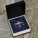 Mother's Day CZ Cross Necklace