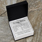 To My Loving Mom - Your Warmth Gve Me Comfort Mother's Day Gift Necklace Form Son Mother's Day CZ Cross Necklace