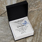 Mom Necklace - I'll Miss You Untill We Meet Again - Mother's Day Gift Mother's Day CZ Cross Necklace