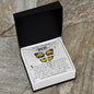 Mom Necklace Gift - To My Amazing Mom - From Son - Beautiful Gift Set Mom Necklace Mother's Day CZ Cross Necklace