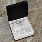 To Mom - Gentle Guidance Mother's Day CZ Cross Necklace