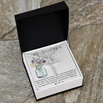 Mom Necklace, Bonus Mom Necklace Gift For Stepmom Necklace Mother's Day CZ Cross Necklace