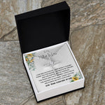 Mother-In-Law Necklace, Mother In Law Necklace Gift - Man Of My Dream Necklace From Your Daughter In Law Mother's Day CZ Cross Necklace
