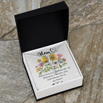 Mother Necklace - You Will Always Be In My Heart - Mother's Day Necklace Mother's Day CZ Cross Necklace