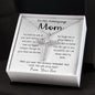 Mom Necklace - Gift For Mom From Son - You Have Been My Biggest Champion Mother's Day Gift Mother's Day CZ Cross Necklace