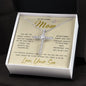To My Loving Mom Necklace You Are Important To Me Gift For Her Mother's Day Mother's Day Necklace Mother's Day CZ Cross Necklace