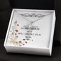 Mom Necklace - I'll Hold You In My Heart Mother's Day Gift Mother's Day CZ Cross Necklace