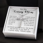 To My Loving Mom - Your Warmth Gve Me Comfort Mother's Day Gift Necklace Form Son Mother's Day CZ Cross Necklace