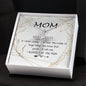 Mom Necklace - Love You Always And Forever Mother's Day Gift Mother's Day CZ Cross Necklace