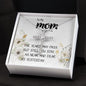 Mom Necklace Gift - Love You Always And Forever - Mother's Day Gift Mother's Day CZ Cross Necklace