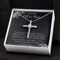 Bonus Mom Necklace, Gift To My Other Mother Necklace, Gift For Bonus Mom Second Mom Mother's Day CZ Cross Necklace