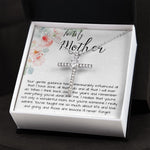 To Mom - Gentle Guidance Mother's Day CZ Cross Necklace