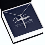 Mother's Day CZ Cross Necklace