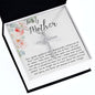 To Mom - Gentle Guidance Mother's Day CZ Cross Necklace