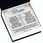 To my Amazing Mom Gift From Son Mother's Day Necklace Mother's Day CZ Cross Necklace