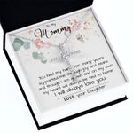 Mom Necklace, To My Mom Necklace Card – Alluring Beauty Necklace – Jewelry For Mom Gifts Mother's Day CZ Cross Necklace