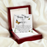 Stepmom Necklace, To My Bonus Mom Gift Neckalce, Thank For You Loving Me As Your Own Mother's Day CZ Cross Necklace