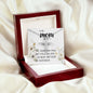 Mom Necklace Gift - Love You Always And Forever - Mother's Day Gift Mother's Day CZ Cross Necklace