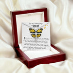 Mom Necklace Gift - To My Amazing Mom - From Son - Beautiful Gift Set Mom Necklace Mother's Day CZ Cross Necklace