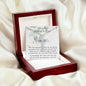 Mother-In-Law Necklace, Best Mother In Law Birthday Necklace, To My Mother In Law Necklace Mother's Day CZ Cross Necklace