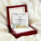 Mother Necklace - No Matter What - I Will Always Love You Mom Necklace Mother's Day CZ Cross Necklace