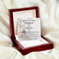 Mother-In-Law Necklace, To My Boyfriend's Mom Gift, Future Mother-In-Law Necklace Mother's Day CZ Cross Necklace