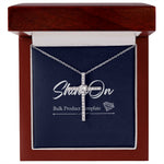 Mother's Day CZ Cross Necklace