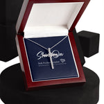 Mother's Day CZ Cross Necklace