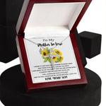 Mom Necklace Gift - You Are Appreciated Necklace, Gift For Her, Mother's Day Gift To My Mom Necklace Mother's Day CZ Cross Necklace