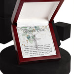 Boyfriend’s Mom Necklace, Gift For Boyfriend’s Mom, To My Boyfriends Mom Necklace Mother's Day CZ Cross Necklace