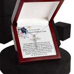 Mother-In-Law Necklace, Necklace Gift For Future Mother-In-Law From Future Son-In-Law, To My Future Mother-In-Law Mother's Day CZ Cross Necklace