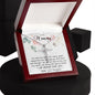 Mom Necklace, To My Mom Necklace Card – Alluring Beauty Necklace – Jewelry For Mom Gifts Mother's Day CZ Cross Necklace