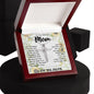 To My Mom - You Are The World Mother's Day Necklace Mother's Day CZ Cross Necklace