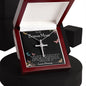 To My Bonus Mom Necklace Love Always Greatest Mother's Day Gift Necklace Mother's Day CZ Cross Necklace