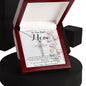 To Mom - From Bonus Daughter - Woman Like No Other Mother's Day Necklace Mother's Day CZ Cross Necklace