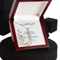 Mom Necklace - I'll Hold You In My Heart Mother's Day Gift Mother's Day CZ Cross Necklace