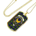 Arnott Scottish Clan Tartan Military Necklace, Tartan Military Dog Tag Necklace Jewelry, Personalized Dog Tag, Custom Military Dog Tags, Personalized Dog Tags For Humans