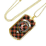 Ainslie Scottish Clan Tartan Military Necklace, Tartan Military Dog Tag Necklace Jewelry, Personalized Dog Tag, Custom Military Dog Tags, Personalized Dog Tags For Humans