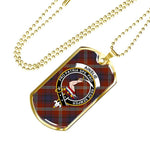 Ainslie Ancient Scottish Clan Tartan Military Necklace, Tartan Military Dog Tag Necklace Jewelry, Personalized Dog Tag, Custom Military Dog Tags, Personalized Dog Tags For Humans